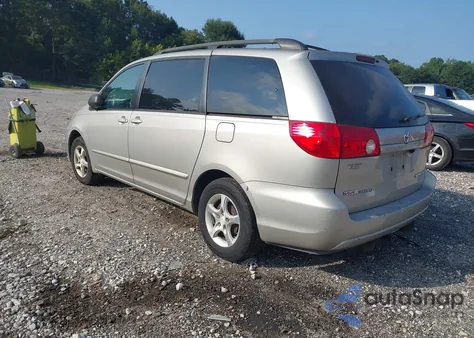 2007 Toyota Sienna Le из США, поврежденный, VIN 5TDZK23C47S082051